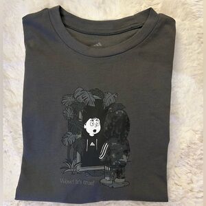 Adidas Men’s Graphic Tee – “Wow! It’s true!” – Size M – 100% Cotton